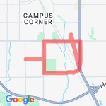 South Campus route map