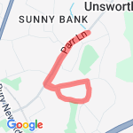 Parr Lane Quick run - up to Parts Garage route map