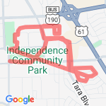 Brec/Library route map