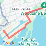 beaches bike route route map