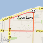 Electric-83-Walker-Moore route map