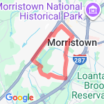 maple ave/wetmore hill route map