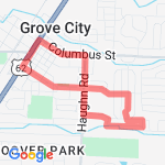 3 Miles route map