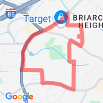 La Vista Neighborhood Loop route map