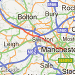 From Work to Westhoughton route map