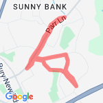 Parr Lane / Moss Land route map