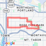 9.19 mile route  route map
