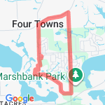 Long Marshbank Park  route map
