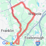WRENTHAM 25 route map