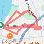 Running route map