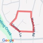 Walton Park Loop route map