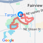 Fairview 5K route map