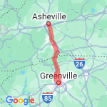 asheville route map
