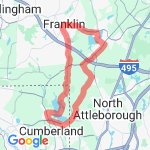 Wrentham 21 route map
