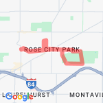 Rose City Golf route map