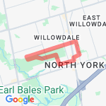 5K North York Cemetary route map