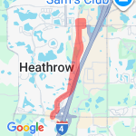 Lake Mary Basic 5 MI route map