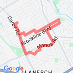 Run W/ Jen route map