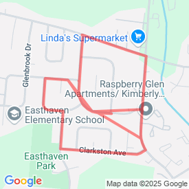 Run My Route - Running Map Clarkston Run