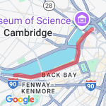 MGH 5 miler route map