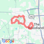 Give me 20+ The Woodlands route map
