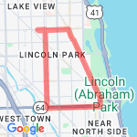 Lincoln Park route map