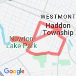 Newton Lake Loop route map