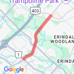 credit view to erinmills pkway route map