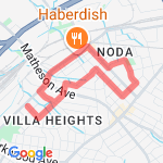 NoDa 1st Annual 5K (Unofficial) route map