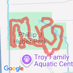 Phillip J Huber Park route map