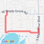1 mile route map