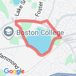 Medium Run Reservoir route map