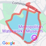Short Run Around Reservoir route map