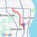 Bike River Hills route map