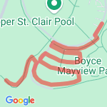 Run Kids Tri route map