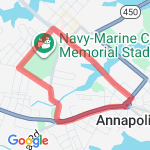 Annapolis Run route map