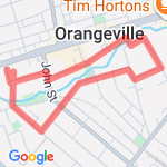 York and Church  route map