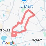 5.82 miles  route map