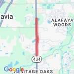 Riverwind to ladybird and back route map