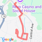 Horne St 5k route map