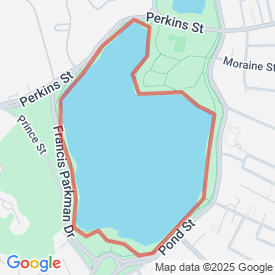JP Pond - 1.61 Km route in Boston