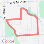 3 Mile Run route map