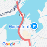 Home to York Street route map