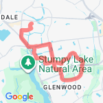 6.74 Bellspring loop run route map