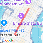 Union Square route map