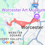 Alternate Courtyard to Airport route route map