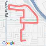 2 mile loop route map