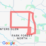 Legacy-Custer-Hedgecoxe-Alma-Seabrook route map