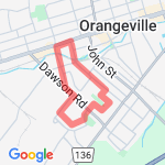 Lawrence Loop route map