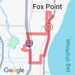 Lake drive to boyd route map